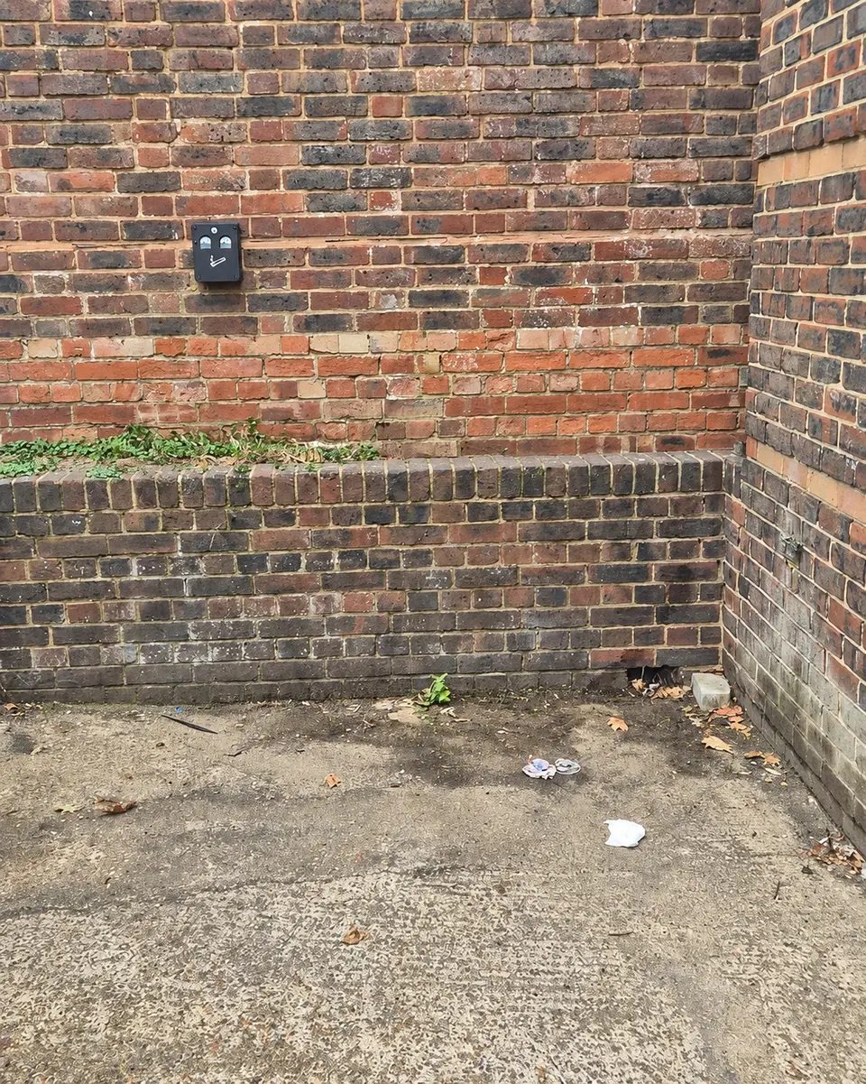 After: the corner cleared